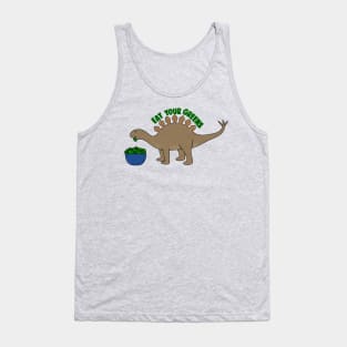 Eat Your Greens Dino Tank Top